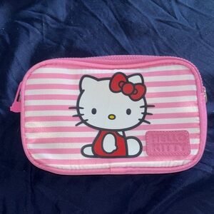 Hello Kitty Pink and White Striped Bag